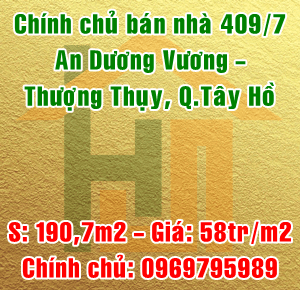 Chính chủ bán nhà 409/7 An Dương Vương - Thượng Thụy, Quận Tây Hồ 2280604